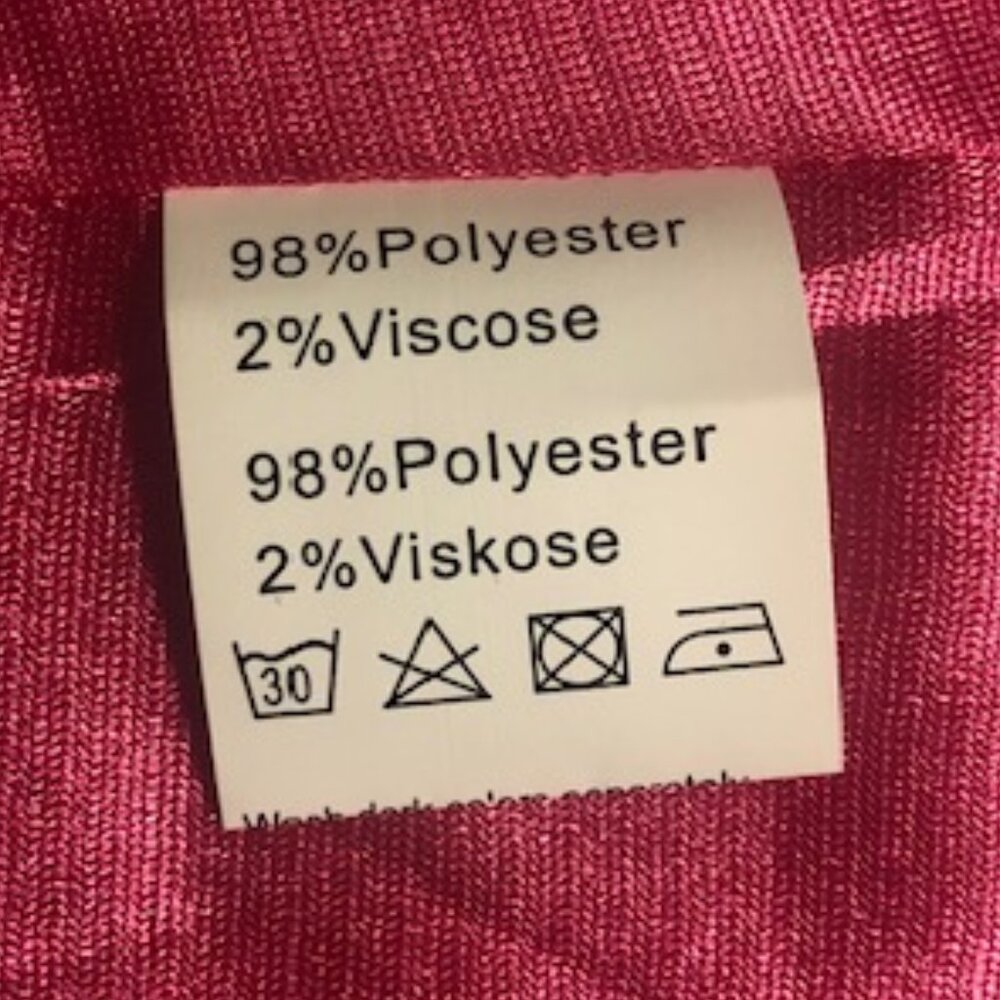 NWT Grace Karin Women Pink Pleated Chiffon Elastic Waist Skirt Lined Size 2XL - Picture 11 of 13
